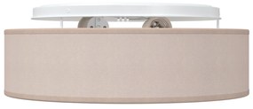 vidaXL Φωτιστικά Οροφής  Flush Mount Ταπέ Ø 38 εκ Υφάσματος E27