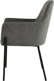 Καρέκλα Τραπεζαρίας (64x60x90) Spitishop Hibiscus Grey