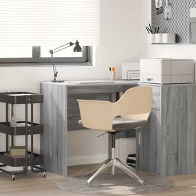 vidaXL Γραφείο Γκρίζο Σονομα 102 x 50 x 75 cm Επεξεργασμένο Ξύλο