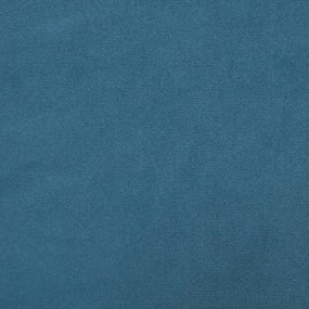 vidaXL Πολυθρόνα Μπλε 60 εκ. Βελούδινη