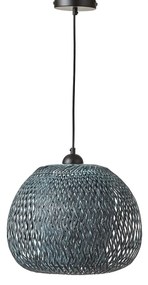Supergreens Φωτιστικό Οροφής Ρατάν Γκρι 33x33x29 εκ.