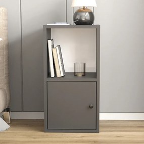 Κομοδίνο Vito Megapap χρώμα ανθρακί 34x30x66,4εκ.