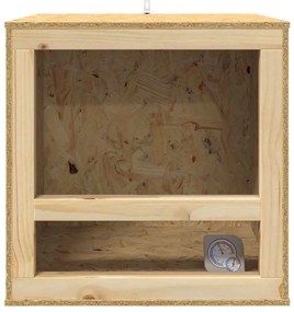 vidaXL Terrarium Καφέ 50 x 50 x 50 cm OSB