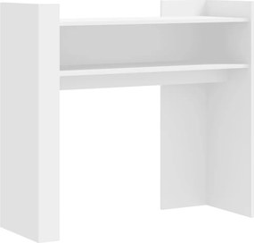 vidaXL Τραπεζάκι Κονσόλα Λευκό 100x35x90 εκ. από Επεξεργασμένο Ξύλο