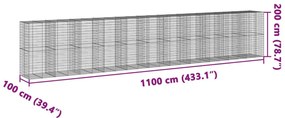 ΣΥΡΜΑΤΟΚΙΒΩΤΙΟ ΜΕ ΚΑΛΥΜΜΑ 1100X100X200 ΕΚ. ΓΑΛΒΑΝΙΣΜΕΝΟ ΧΑΛΥΒΑ 3295245