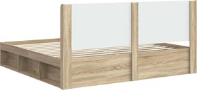 vidaXL Καλάθι με αποθήκη και κεφαλάρι Sonoma Δρυς 200 x 200 cm