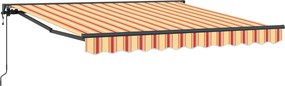 vidaXL Σκελετός Τέντας Πολύχρωμο 350 x 250 εκ