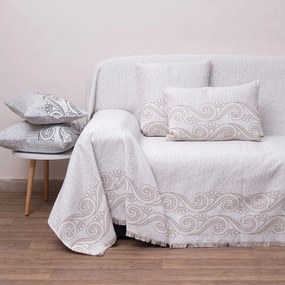 Ριχτάρι 1572 Beige Anna Riska Πολυθρόνα 180x180cm 100% Cotton