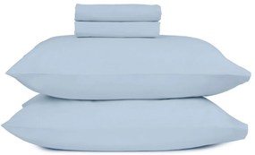 Μαξιλαροθήκες 50x70 Σετ 2 Τεμ. Sunshine Home Cotton Feelings 103 Light Blue