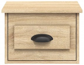 vidaXL Κομοδίνα Επιτοίχια 2 τεμ. Sonoma Δρυς 41,5 x 36 x 28 εκ.