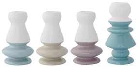 Κηροπήγια 75803648 6,5xH13/6,5xH14cm Multi Bloomingville Σετ 4τμχ Κεραμικό