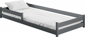 ALIS 90x200 graphite children's single bed Lano Furniture