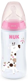 Μπιμπερό First Choise Plus 360ml 10216248 Temperature Control Pink Nuk 360ml Silikon,Polypropylene