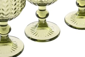 Σετ Ποτηριών Home ESPRIT Πράσινο Κρυστάλλινο 380 ml (x6)