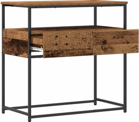 vidaXL Τραπέζι κονσόλας Παλιό Ξύλο 75 x 40 x 75 cm Επεξεργασμένο ξύλο