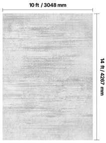 VEVOR Large Area Rug 10x14 ft Anti-Skid and Tear-Resistant Floor Mat Modern Gray