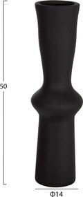 ΕΠΙΤΡΑΠΕΖΙΟ ΚΕΡΑΜΙΚΟ ΔΙΑΚΟΣΜΗΤΙΚΟ SCEPTER HM4637.02 ΜΑΥΡΟ ΜΑΤ Φ14x50Υεκ