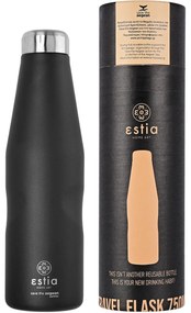 Μπουκάλι Θερμός 750ml Estia Save The Aegean Midnight Black 01-9816