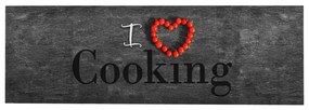 vidaXL Πατάκι Κουζίνας Σχέδιο Cooking Πλενόμενο 45 x 150 εκ.