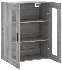 vidaXL Ντουλάπι Τοίχου Γκρι Sonoma 69,5 x 34 x 90 εκ.