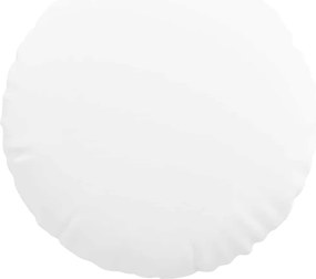 vidaXL Μαξιλάρια καθισμάτων 2 pcs Λευκό Ø50 x 19 εκ ύφασμα