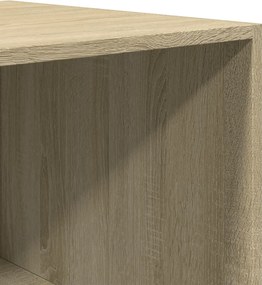 vidaXL Ντουλάπα Χρώμα Sonoma Δρυς 80x50x200 εκ. από Επεξ. Ξύλο