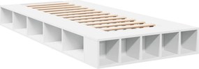 vidaXL Πλαίσιο Κρεβατιού Λευκό 100 x 200 εκ. Επεξεργ. Ξύλο