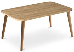 Τραπεζάκι σαλονιού Soul Megapap χρώμα oak 90x55x41εκ.