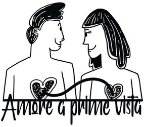 Διακοσμητικό Τοίχου Amore Prima Vista 891TNL3476 56x49cm Black Wallity Μέταλλο