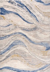 Stewehome μοντέρνο χαλί γκρι μπλε 100x300x6 cm
