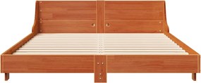 vidaXL Σκελετός Κρεβ. Χωρίς Στρώμα Καφέ Κεριού 120x200 εκ Μασίφ Πεύκο
