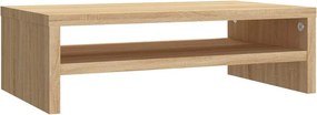 vidaXL Βάση Οθόνης Χρώμα Sonoma Δρυς 42 x 24 x 13 εκ. από Επεξ. Ξύλο