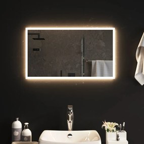 vidaXL Καθρέφτης Μπάνιου με LED 40x70 εκ.