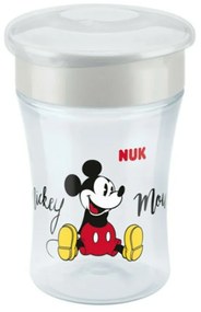 Ποτηράκι Παιδικό Evo Mini Magic Cup 10255425 230ml 230ml 8 Μηνών + Light Grey - Red Nuk 230ml Polypropylene