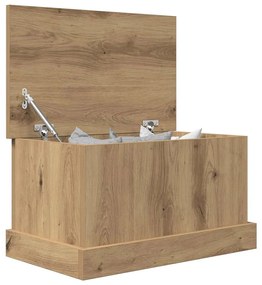 vidaXL Κουτί Αποθήκευσης Αρτισιανή Δρυς 30x50x28 εκ. Επεξ.Ξύλο