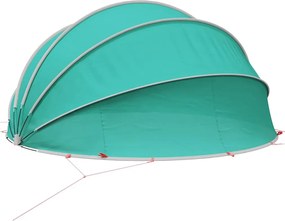 vidaXL Θόλος πισίνας Πράσινο 430 x 430 x 210 εκ.