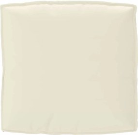 vidaXL Σετ Μαξιλαριών Πάγου 2 pcs Κρεμ Ύφασμα Όξφορντ