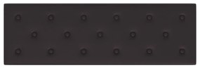 vidaXL Πάνελ Τοίχου 12 τεμ. Μαύρα 90 x 30 εκ. 3,24 μ² Συνθετικό Δέρμα