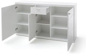Hime Μπουφές Λευκός 160x44x91