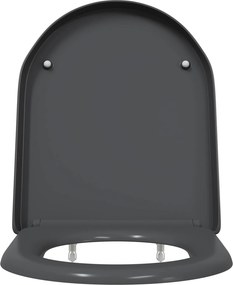 vidaXL Λεκάνη Ανθρακί 49 x 36 x 4 εκ Δυροπλάστ
