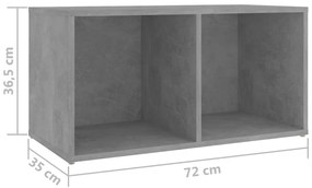 Έπιπλα Τηλεόρασης 4 τεμ. Γκρι Σκυρ. 72x35x36,5 εκ. Επεξ. Ξύλο 3079974