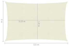 ΠΑΝΙ ΣΚΙΑΣΗΣ ΚΡΕΜ 2 X 3,5 Μ. ΑΠΟ HDPE 160 ΓΡ./Μ² 311173