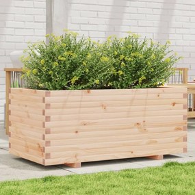 vidaXL Ζαρντινιέρα Κήπου 110x60x49,5 εκ από Μασίφ Ξύλο Πεύκου