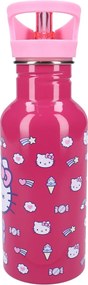 Παγούρι 500ml Με Καλαμάκι Vado Bags Hello Kitty Take A Sip