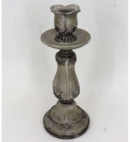 Κηροπήγιο XL19038213 23,5cm Silver Oriana Ferelli® Polyresin