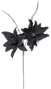 Διακοσμητικό Λουλούδι LOL706K6 Μαύρο Espiel Πλαστικό