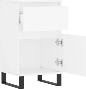 vidaXL Συρταριέρα Λευκή 40 x 35 x 70 εκ. από Επεξεργασμένο Ξύλο