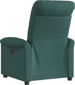 vidaXL Πολυθρόνα Ανακλινόμενη Ηλεκτρική Πράσινο Υφασμάτινη