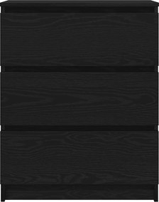 vidaXL Μπουφές Μαύρης Δρυός 60x35x76 εκ. από Τεχνητό Ξύλο