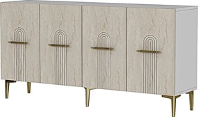 Console Ida 150 - White, Travertine, Gold White
Travertine
Gold